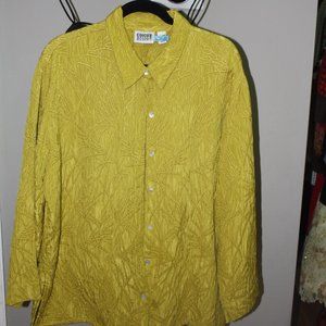 Chico's Gold Dress Shirt
